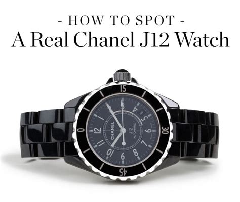 How to Spot a Real Chanel J12 Watch .